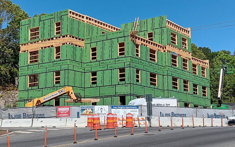 Mastaway Development apartment complex under construction in Gardiner