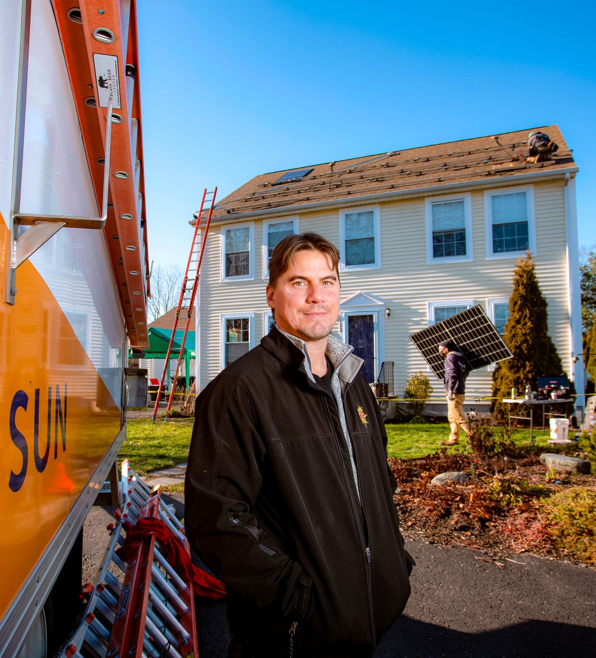 Fortunat Mueller standing outdoors