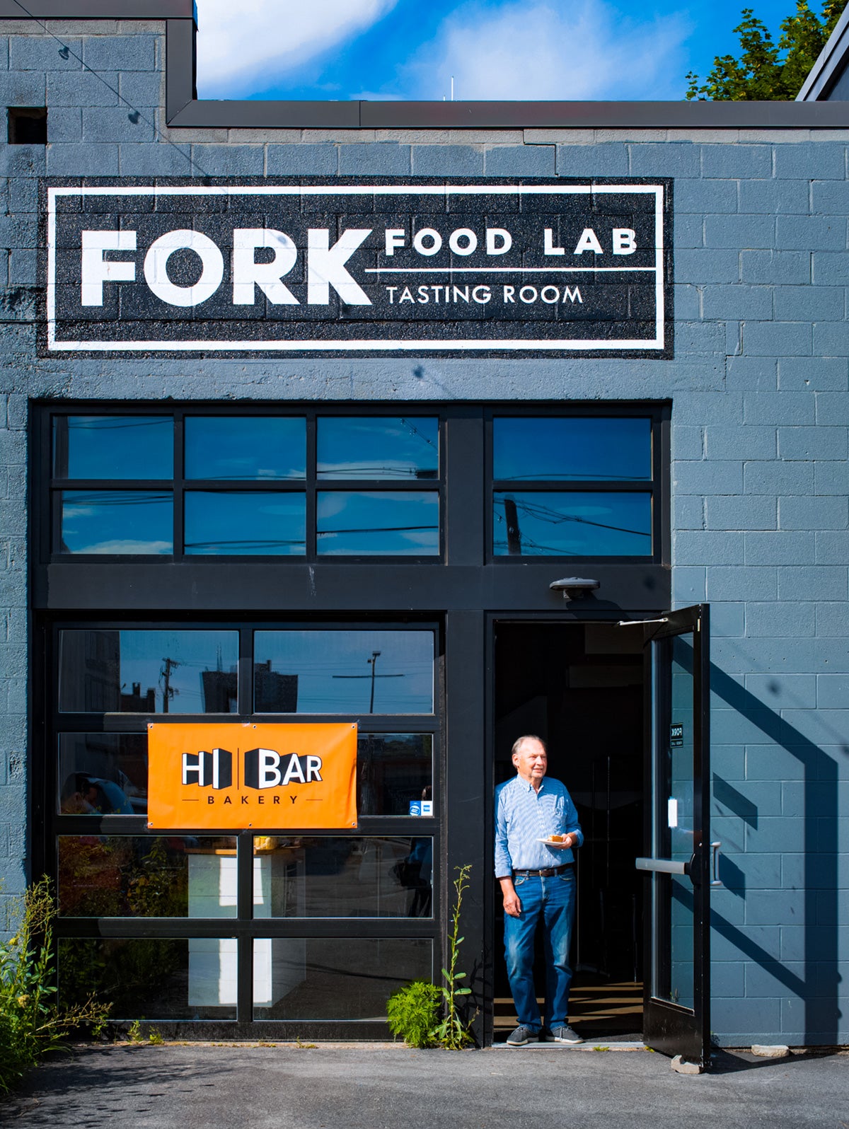 Bill Seretta in front of Fork Food Lab