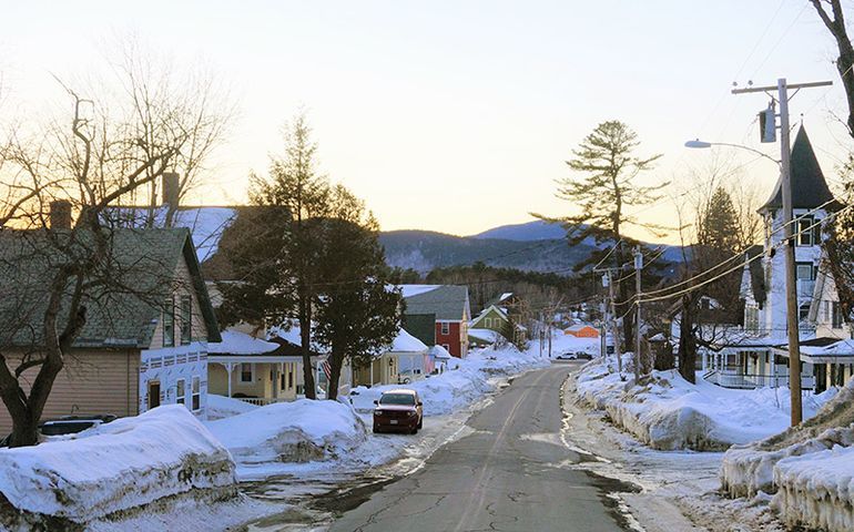 road and snow