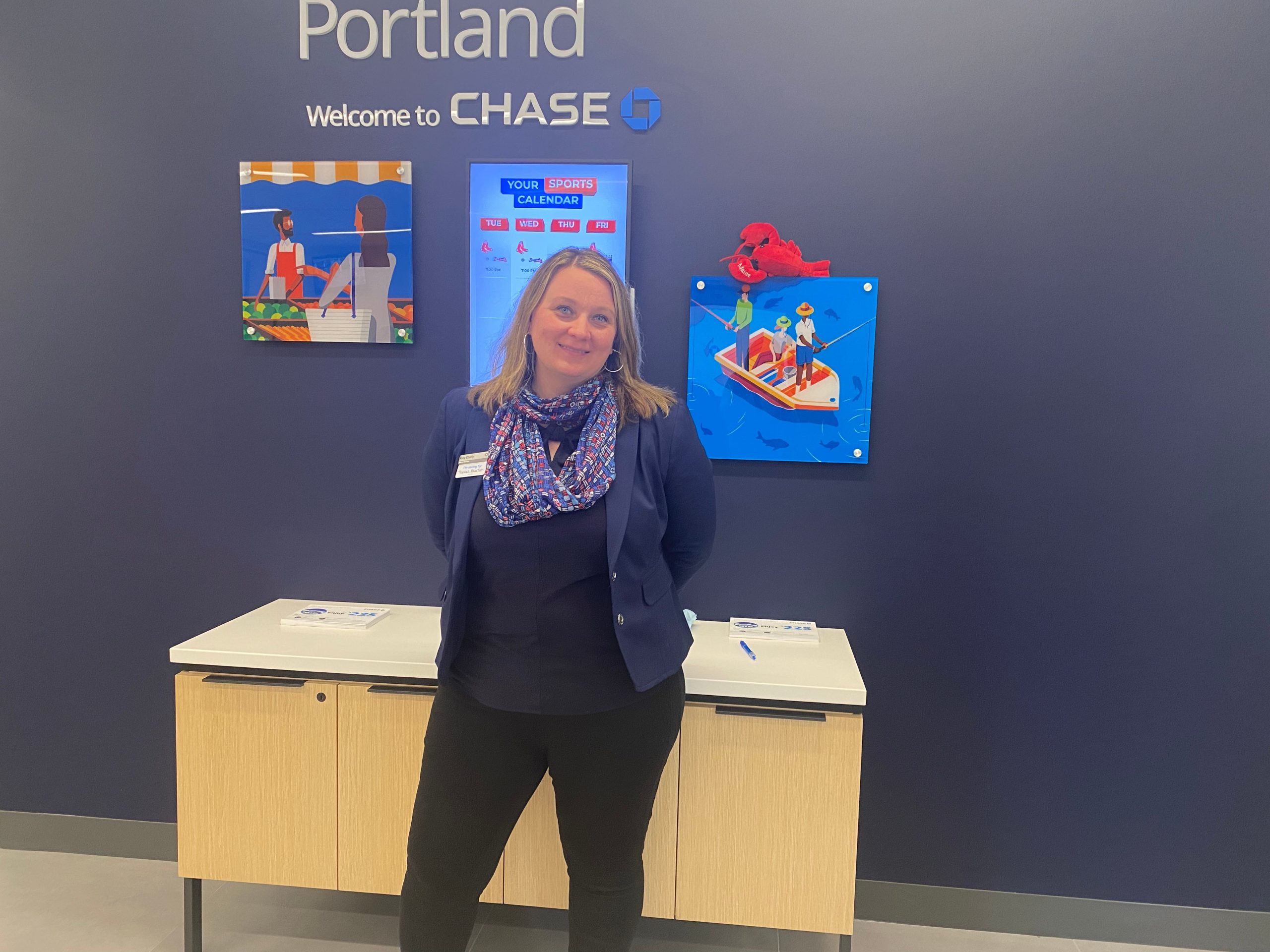 Kelly Eberly at the Chase brandh