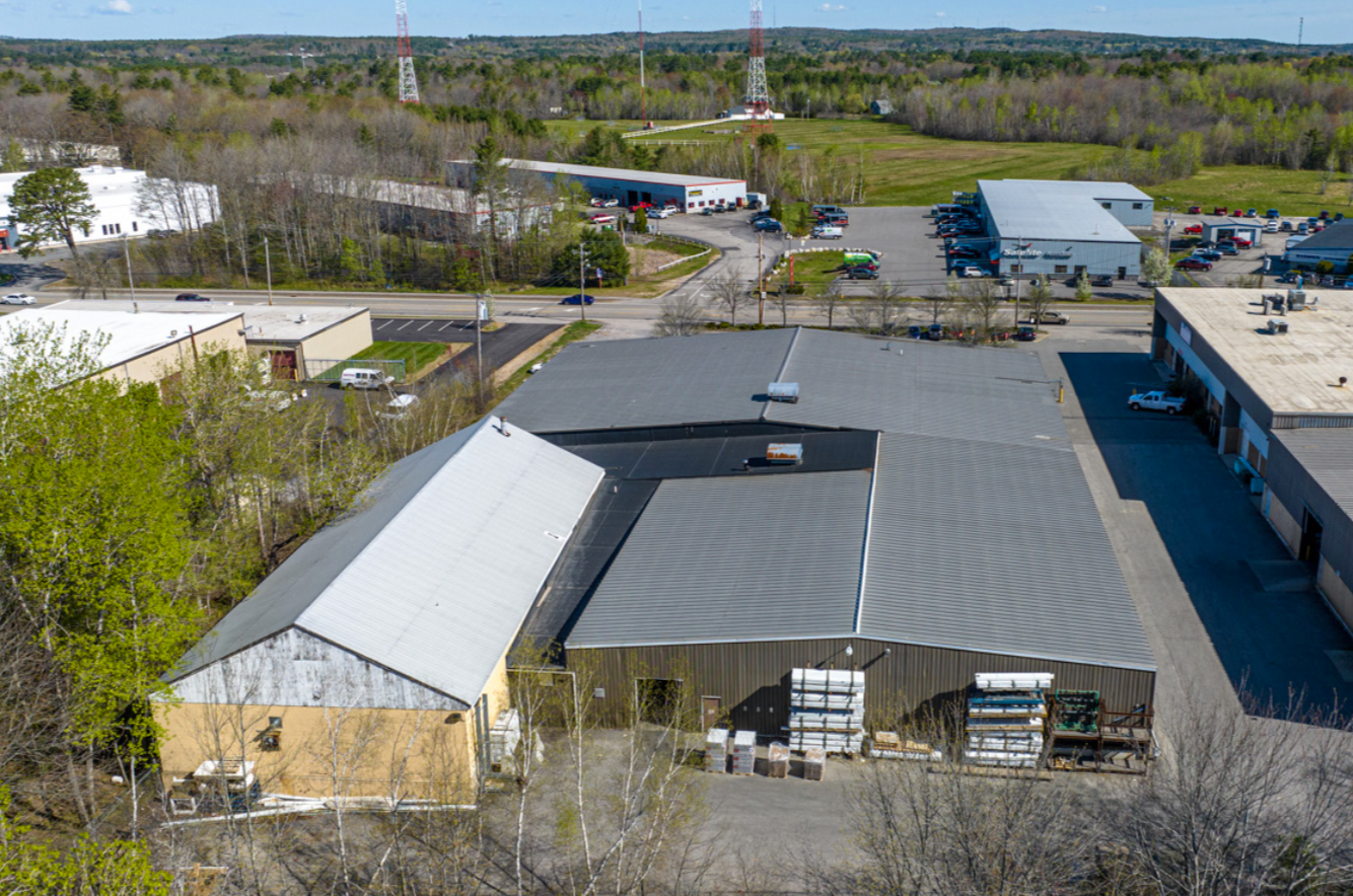 aerial of big buidlings