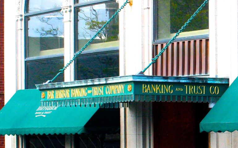 awnings of bank