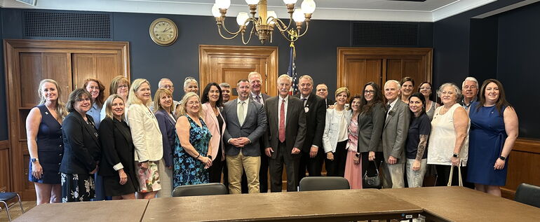 Members of the Maine Association of Realtors in Washington, D.C.
