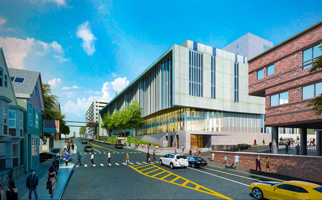 buildings and street