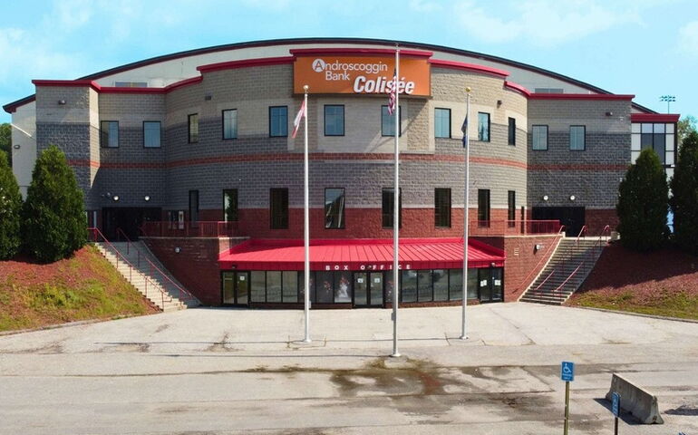 An exterior view of a building.