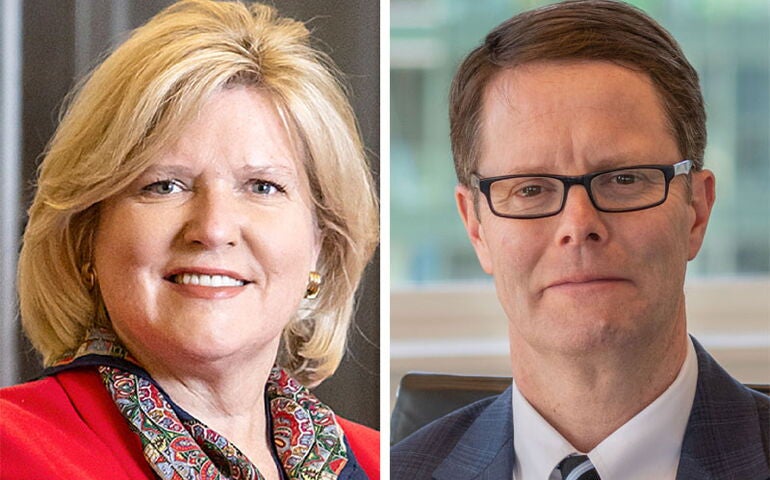 Side by side portraits