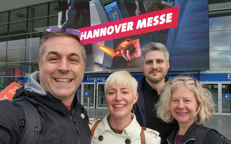 HighByte team in Hannover for trade fair