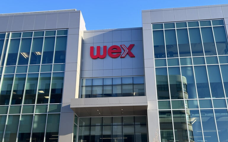 WEX Inc. headquarters building exterior in Portland.