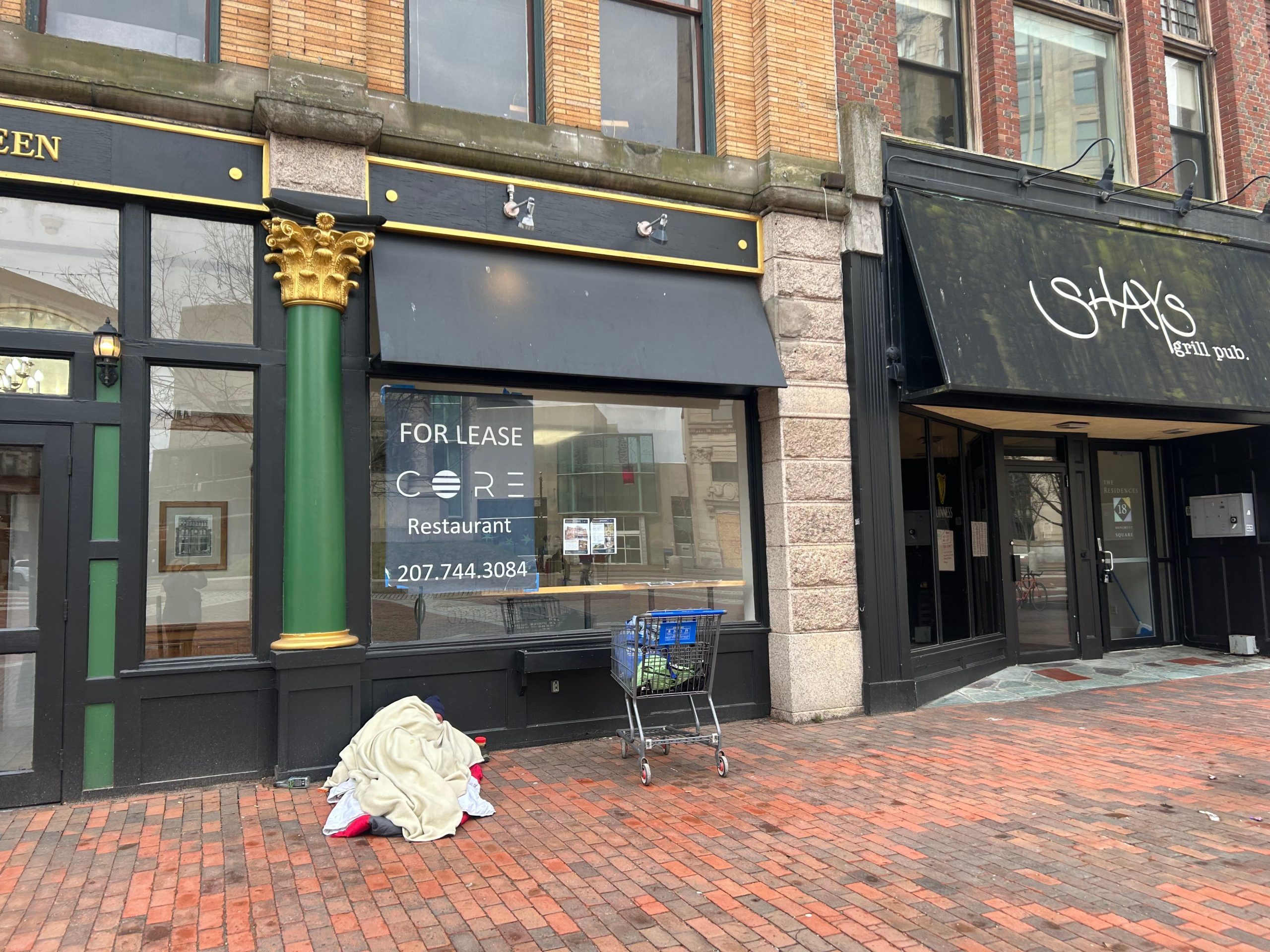Monument Square in Portland