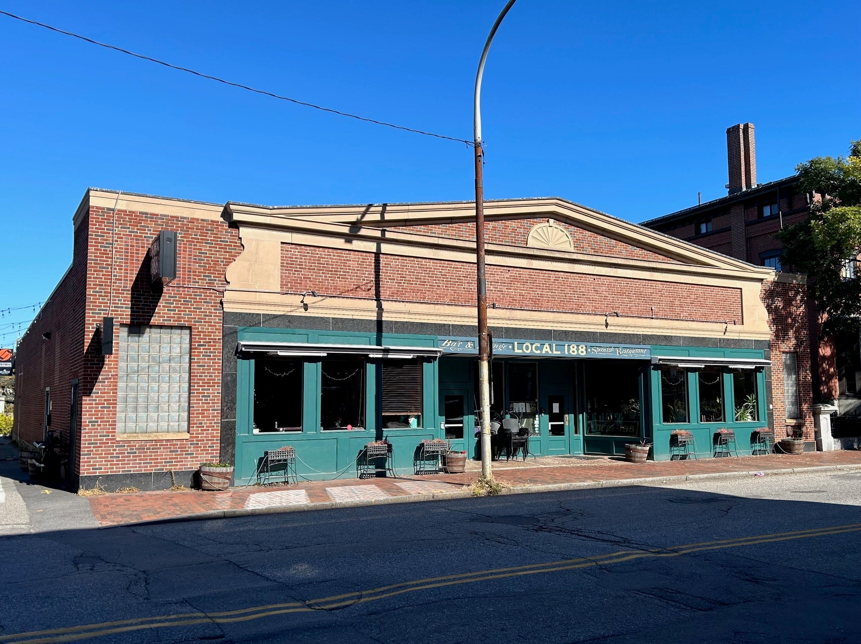 Local 188 restaurant building.