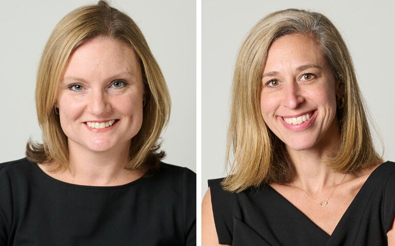 Two portrait photos