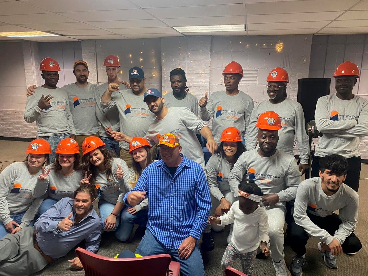 group of people posing