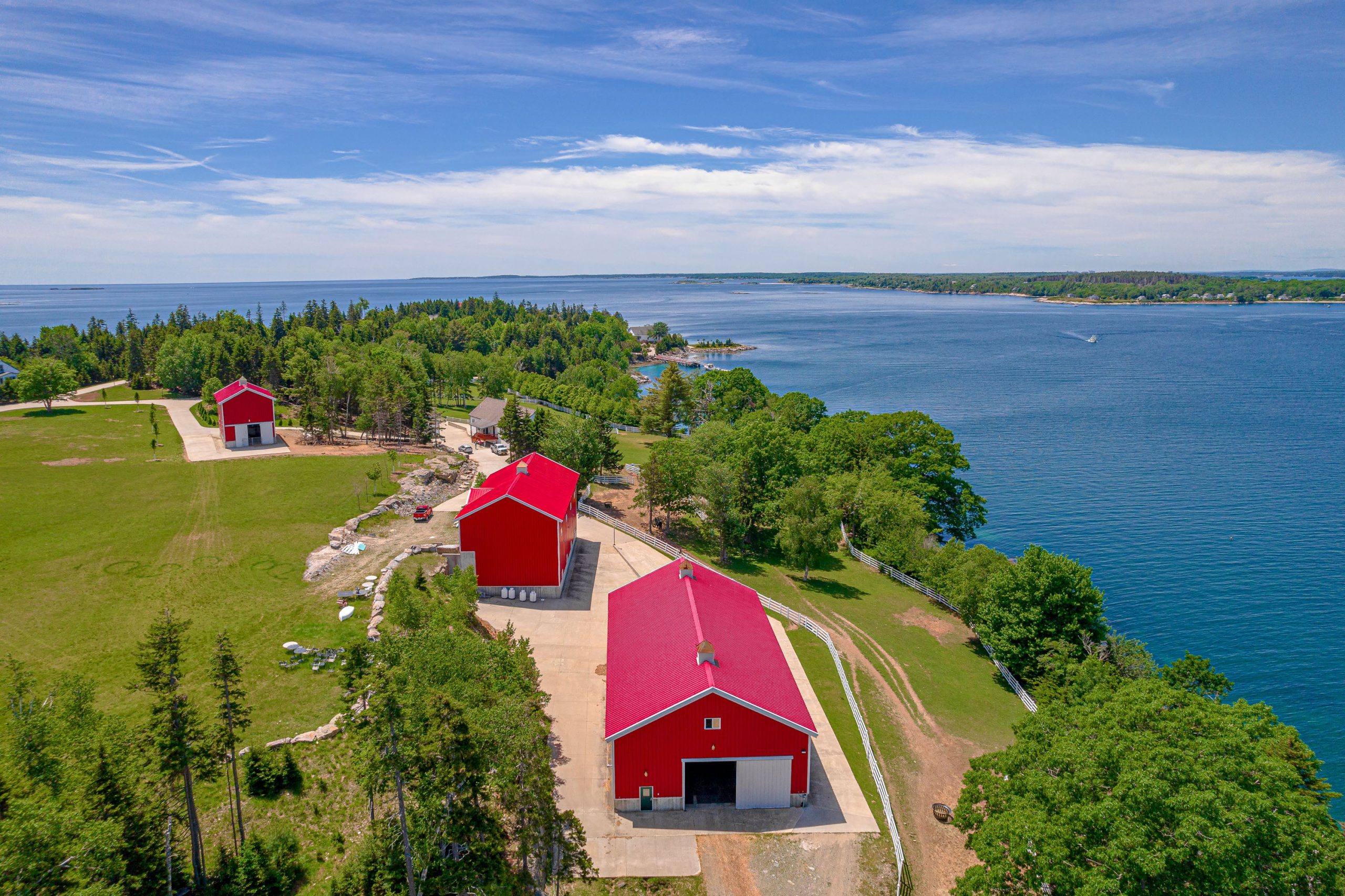 red barns