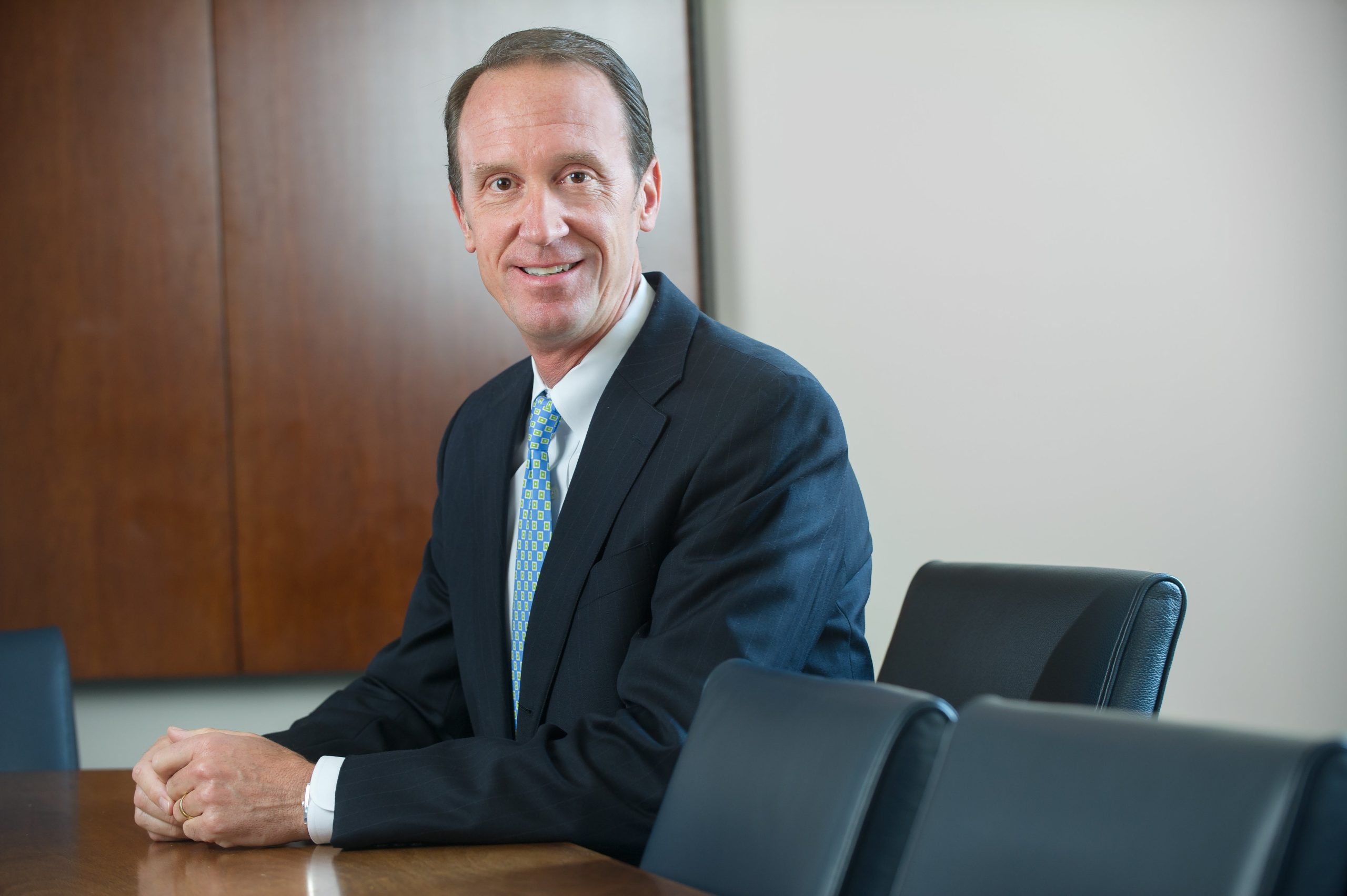 Geoff Alexander in his office