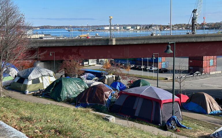 homeless encampment