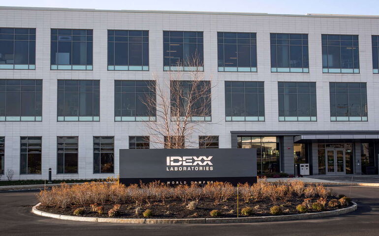 IDEXX Laboratories headquarters building in Westbrook