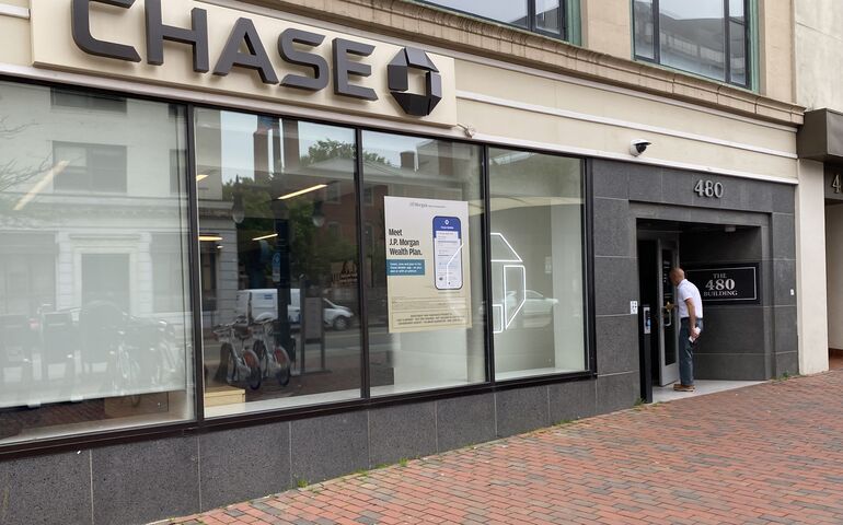 Bank exterior