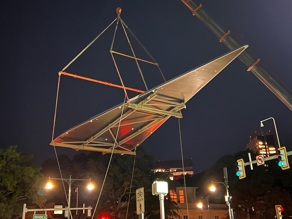 night time and canopy