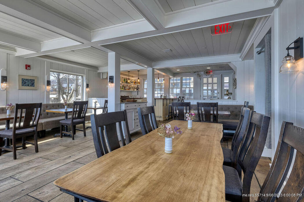 restaurant tables and chairs