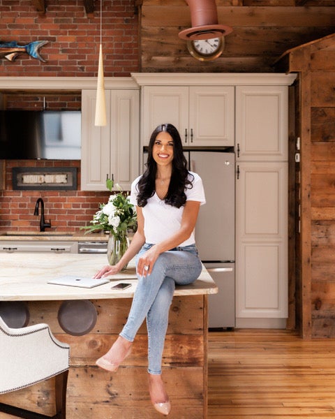 person in kitchen