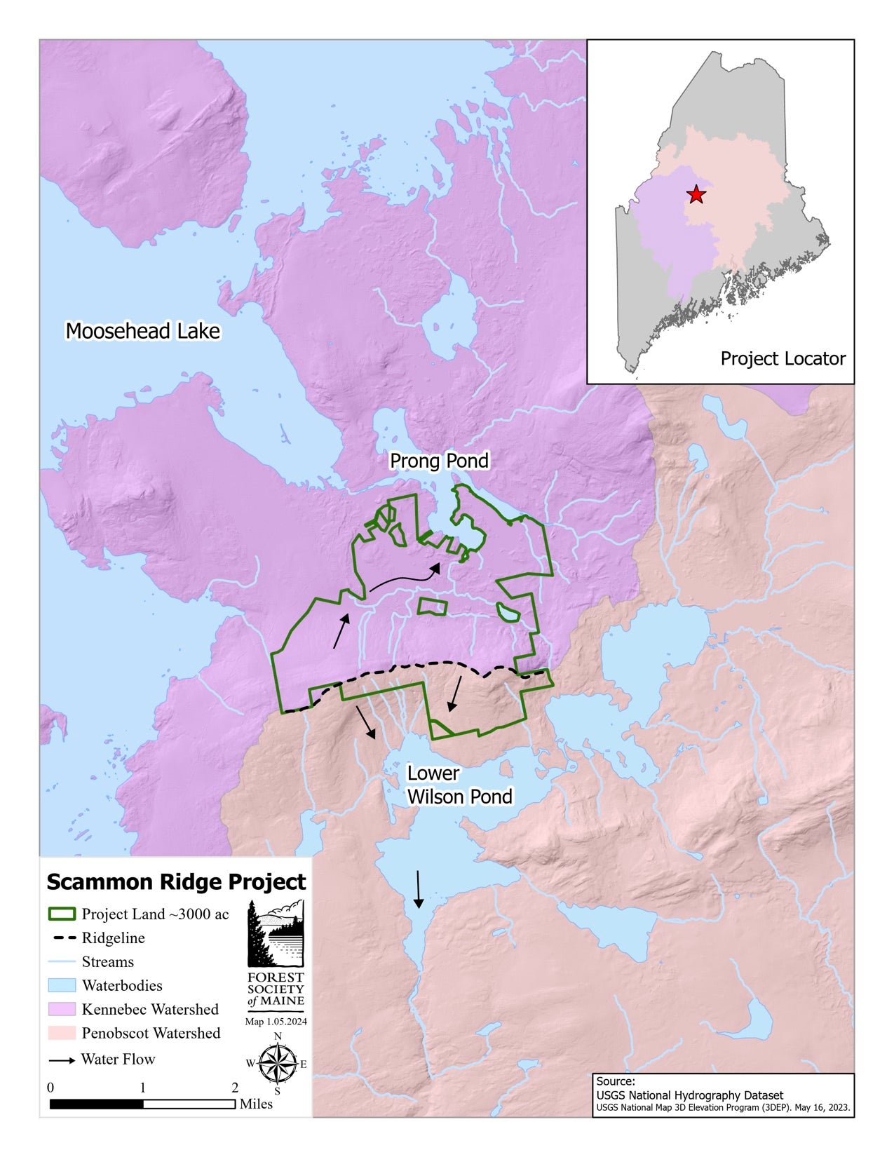 aerial map with color blocks and words