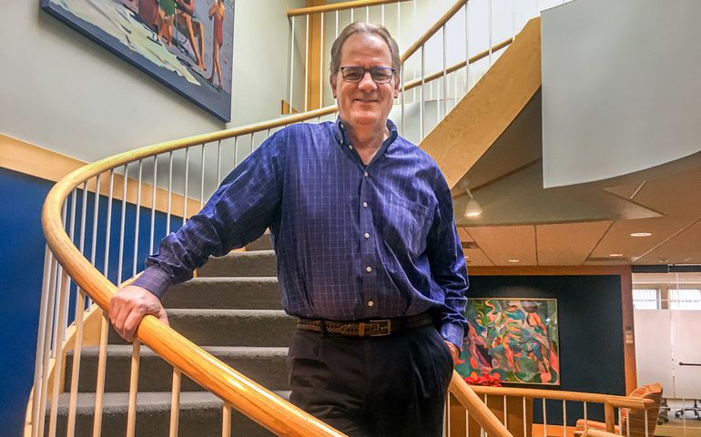 Pat Scully, at the office of Bernstein Shur, in Portland.