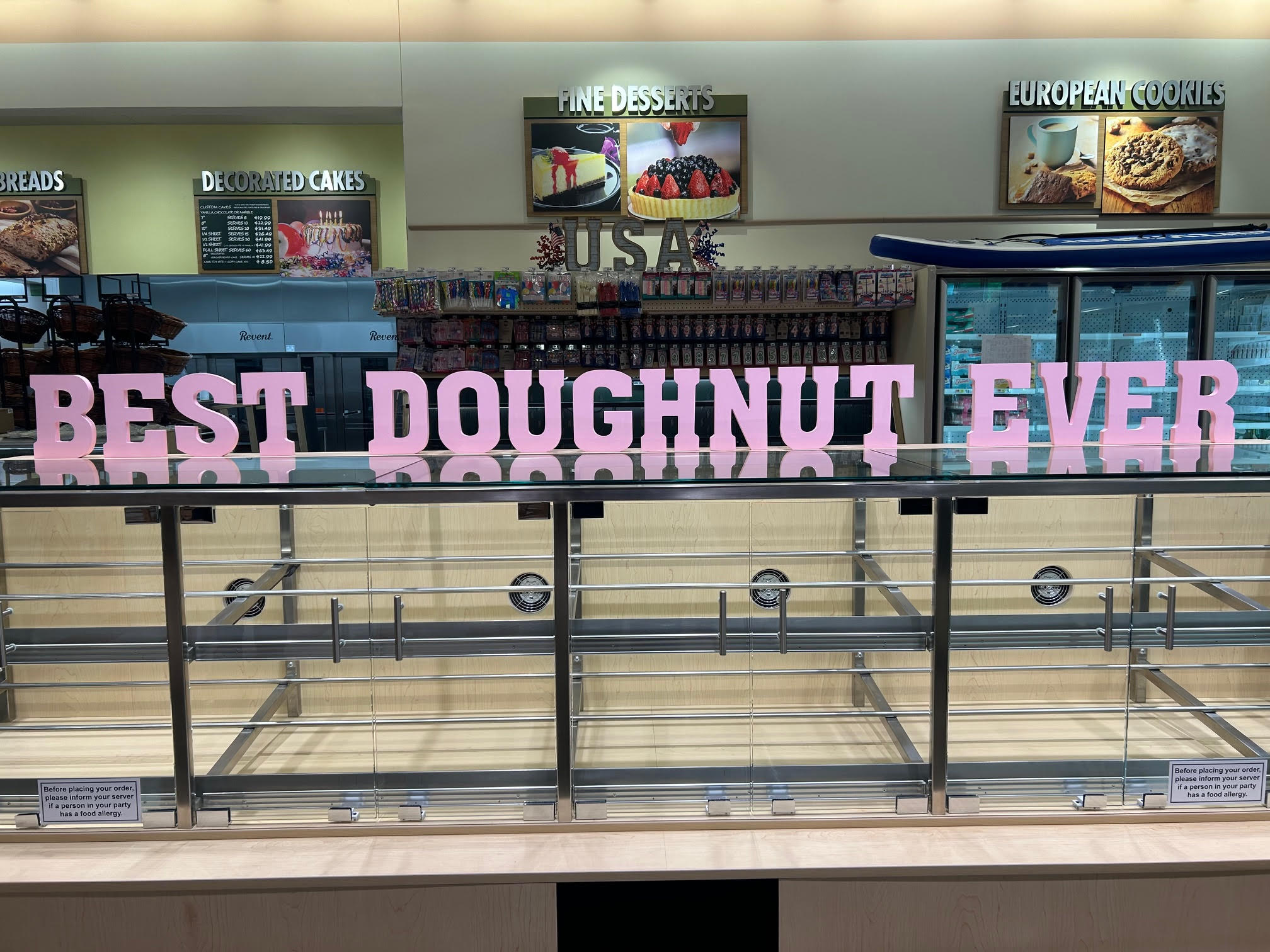 interior shot of Market Basket