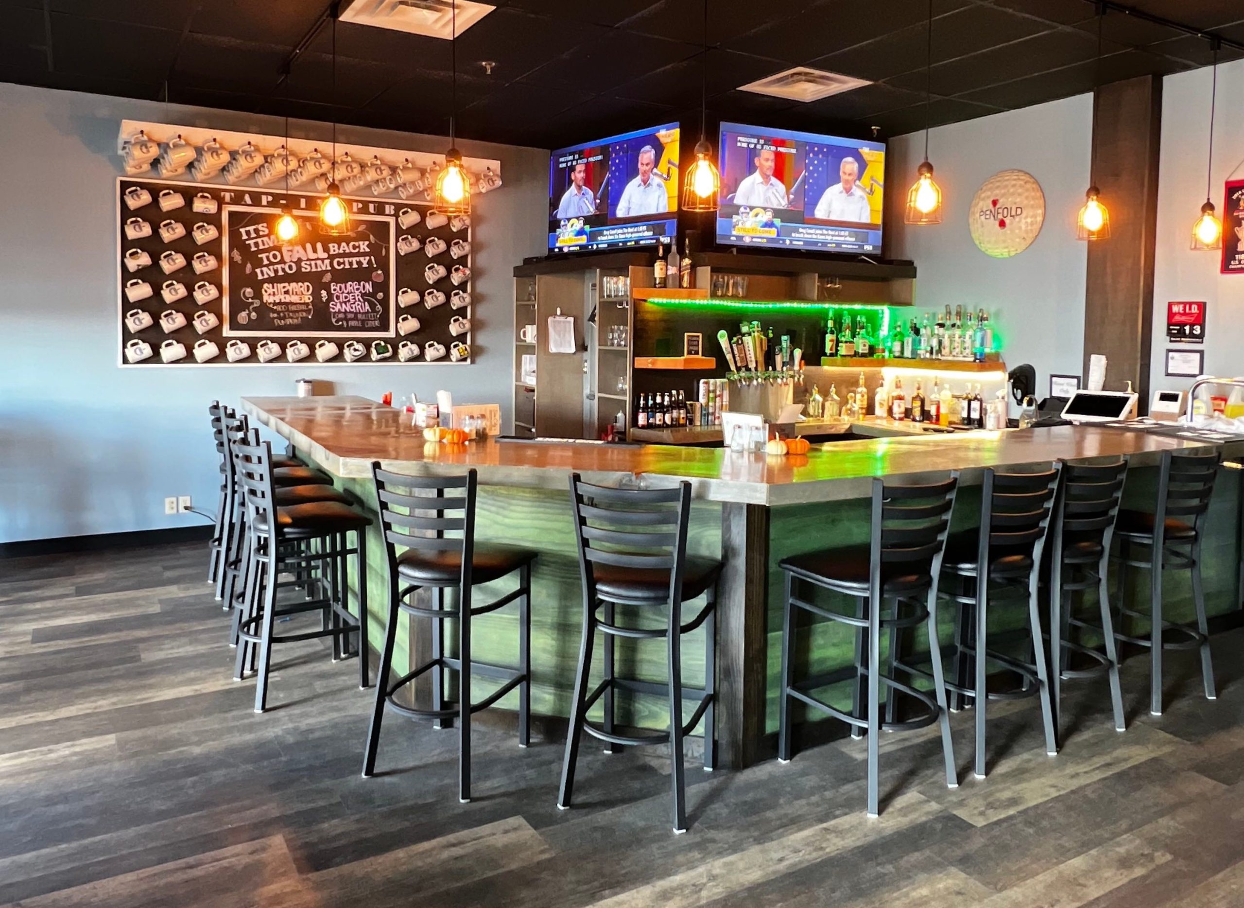bar counter stools TV