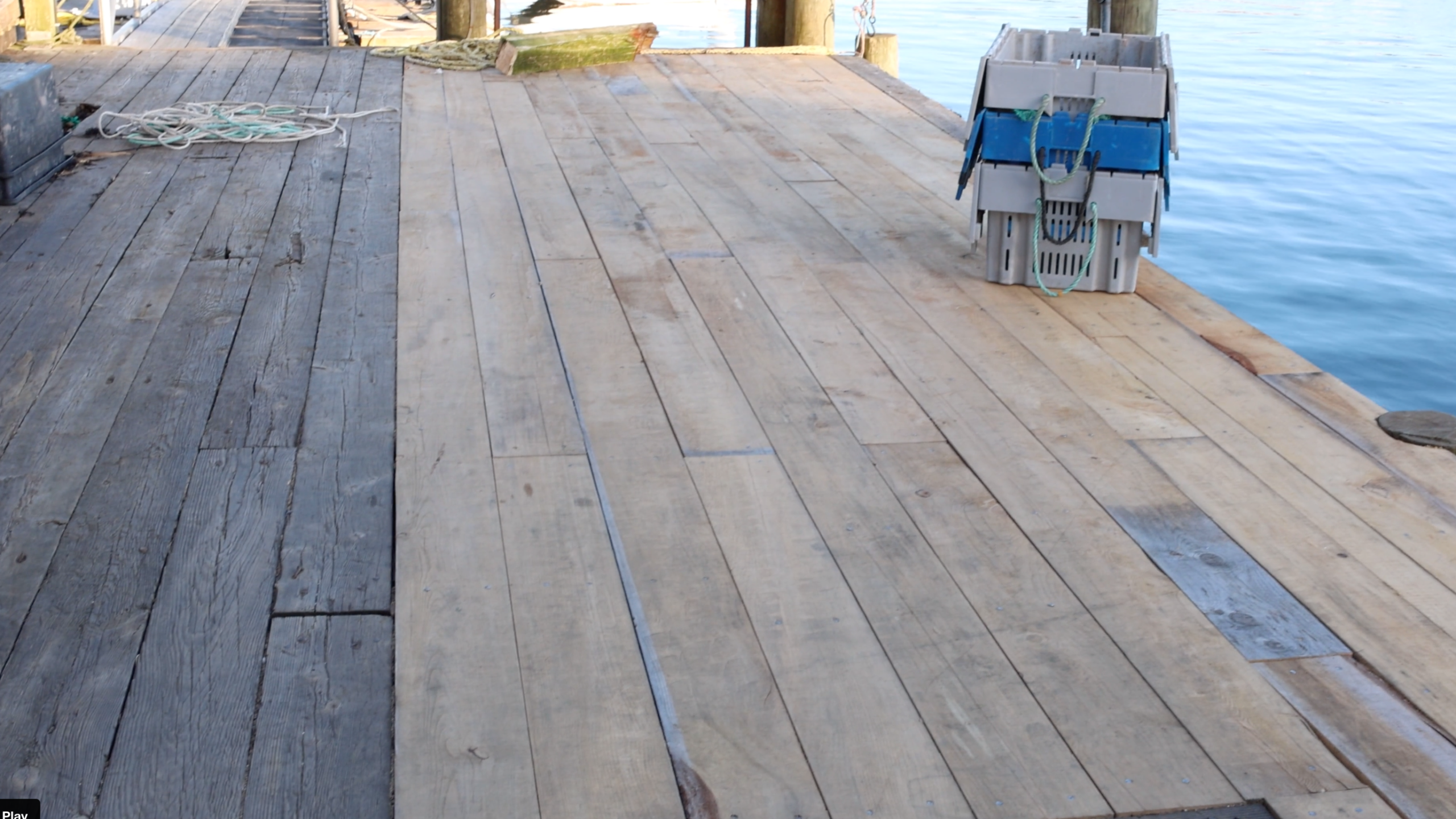 new planks on deck