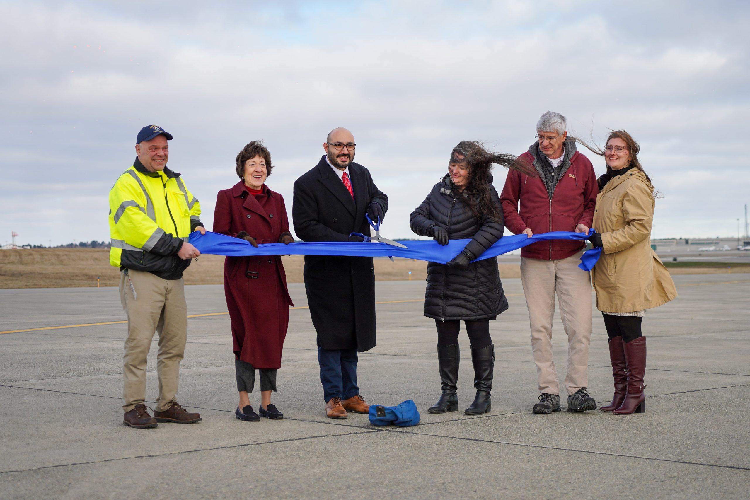 Ribbon cutting at Bangor International Airport