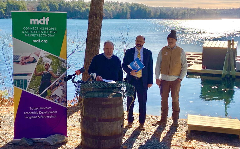 MDF press conference in Edgecomb