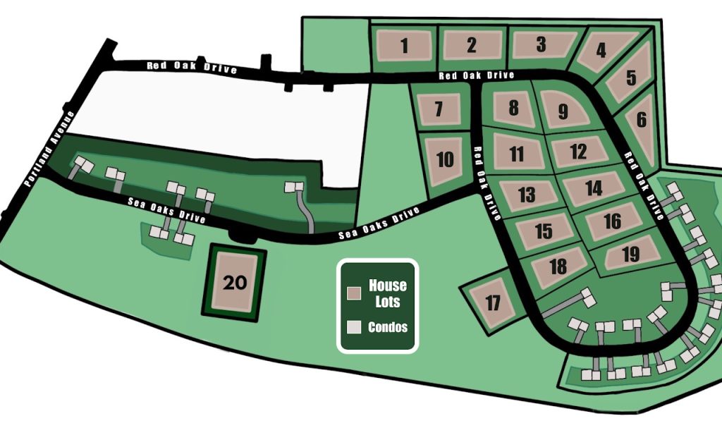 a housing development site plan