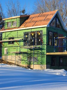 cottage under construction