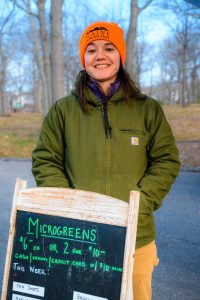 Morgan Lucier at Portland Farmers; Market