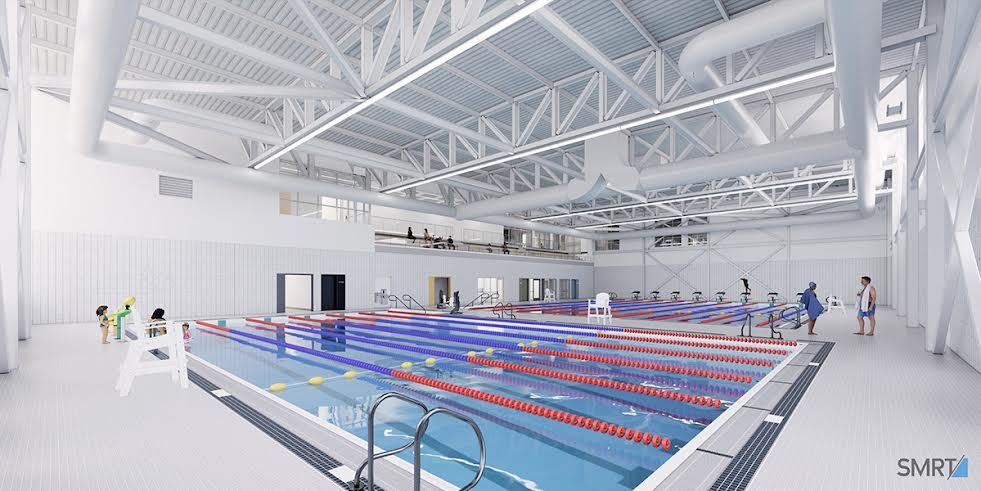 An illustration of a pool.