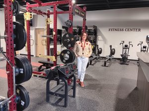 interior photo of new fitness center