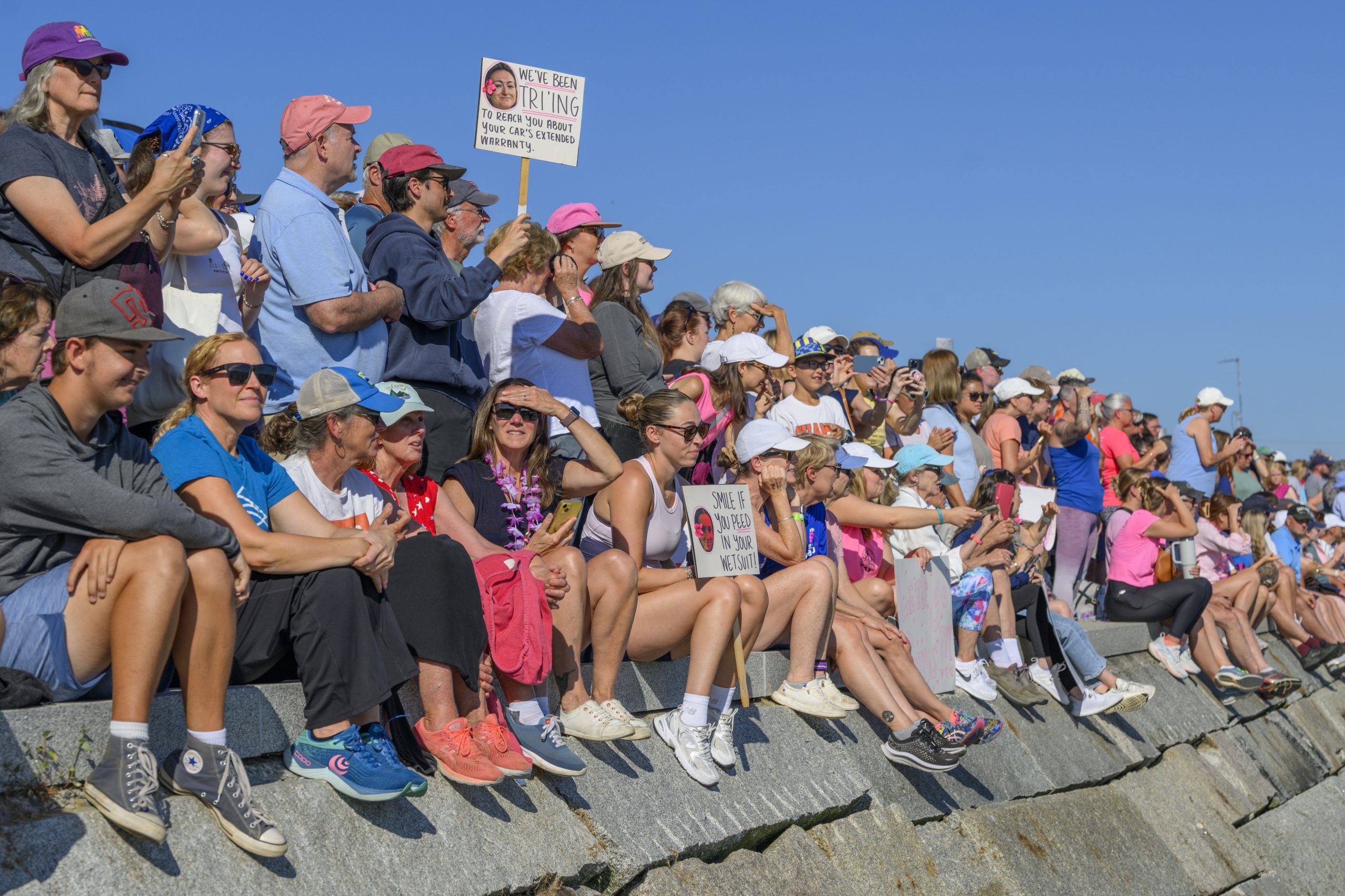 Crowd at Tri for a Cure 