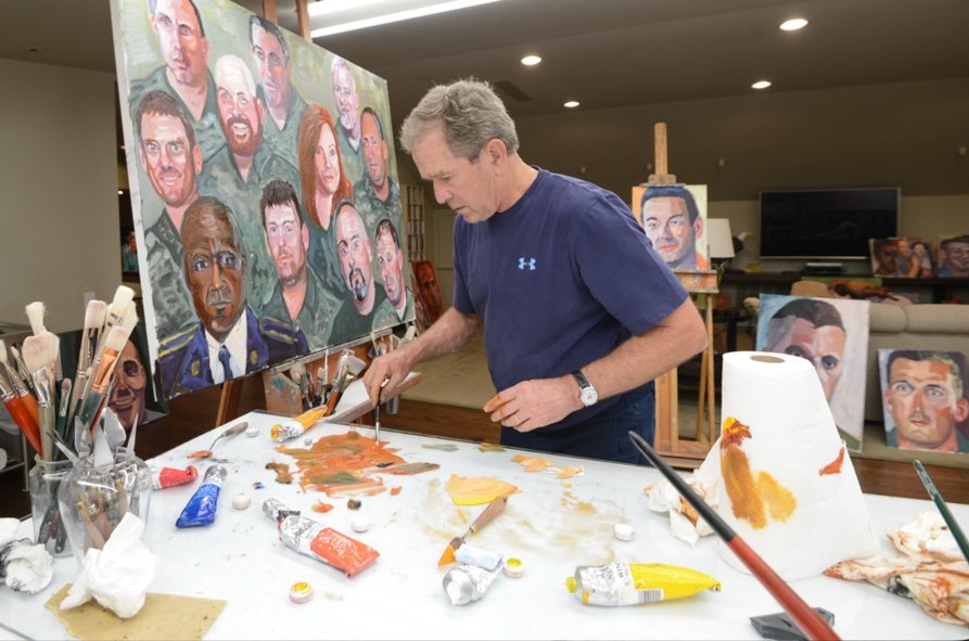 Former President George W. Bush’s paintings will go on display