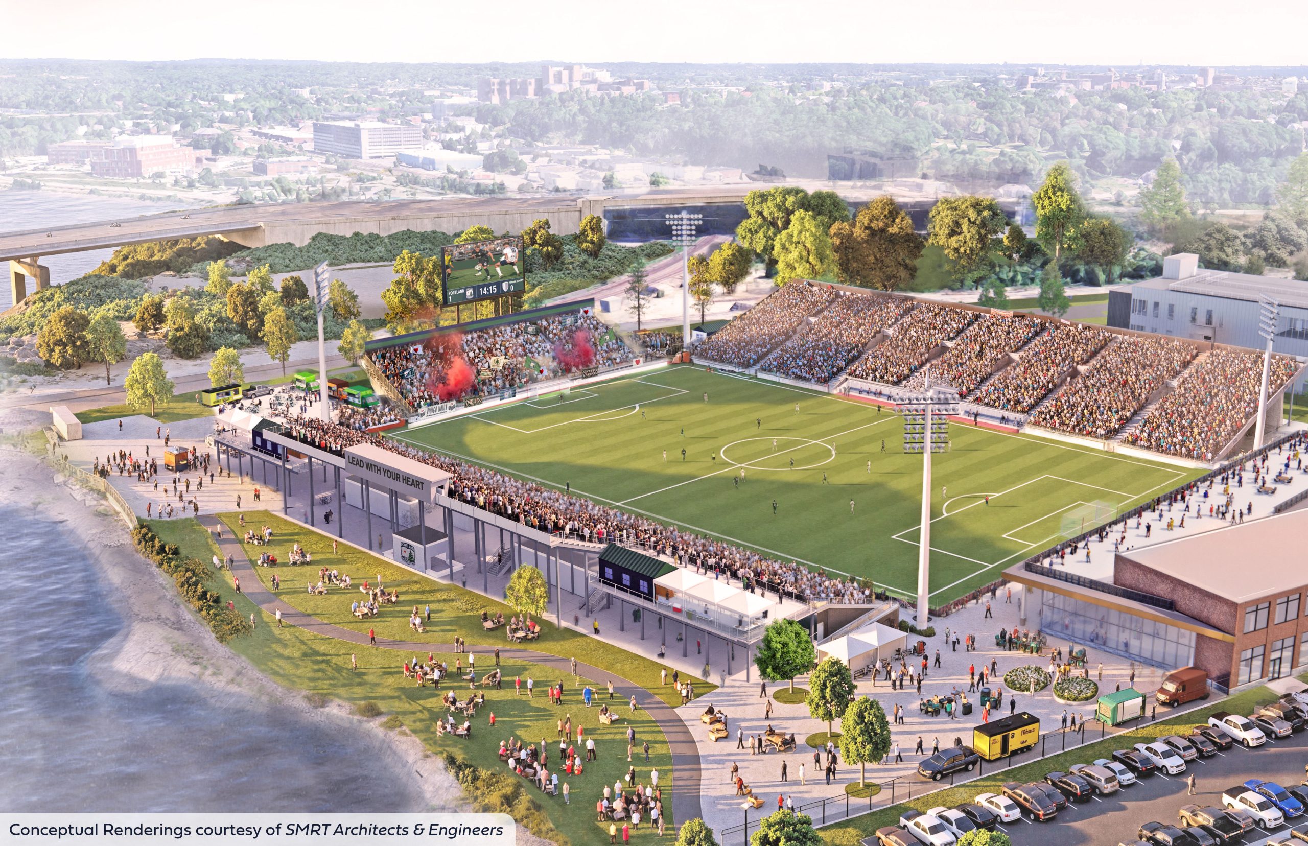 SOCCER STADIUM RENDERING 