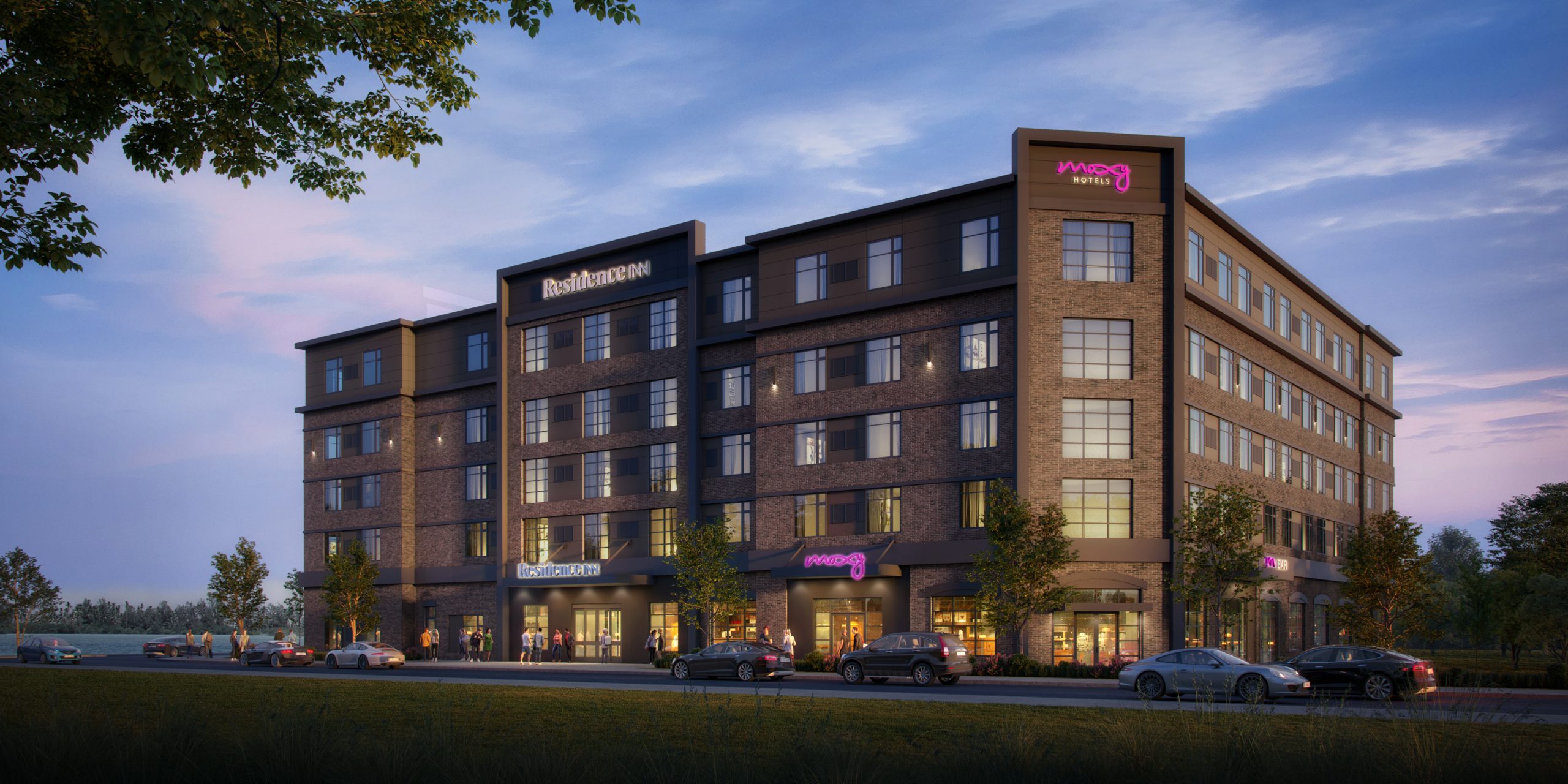 Dual-branded hotel with 148 rooms opens at Thompson's Point