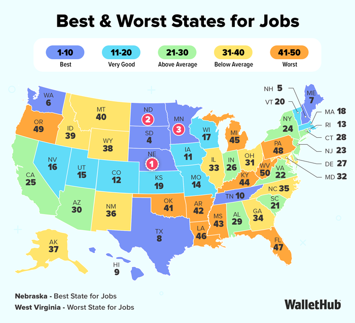 Maine ranks among top states to find a job, report says